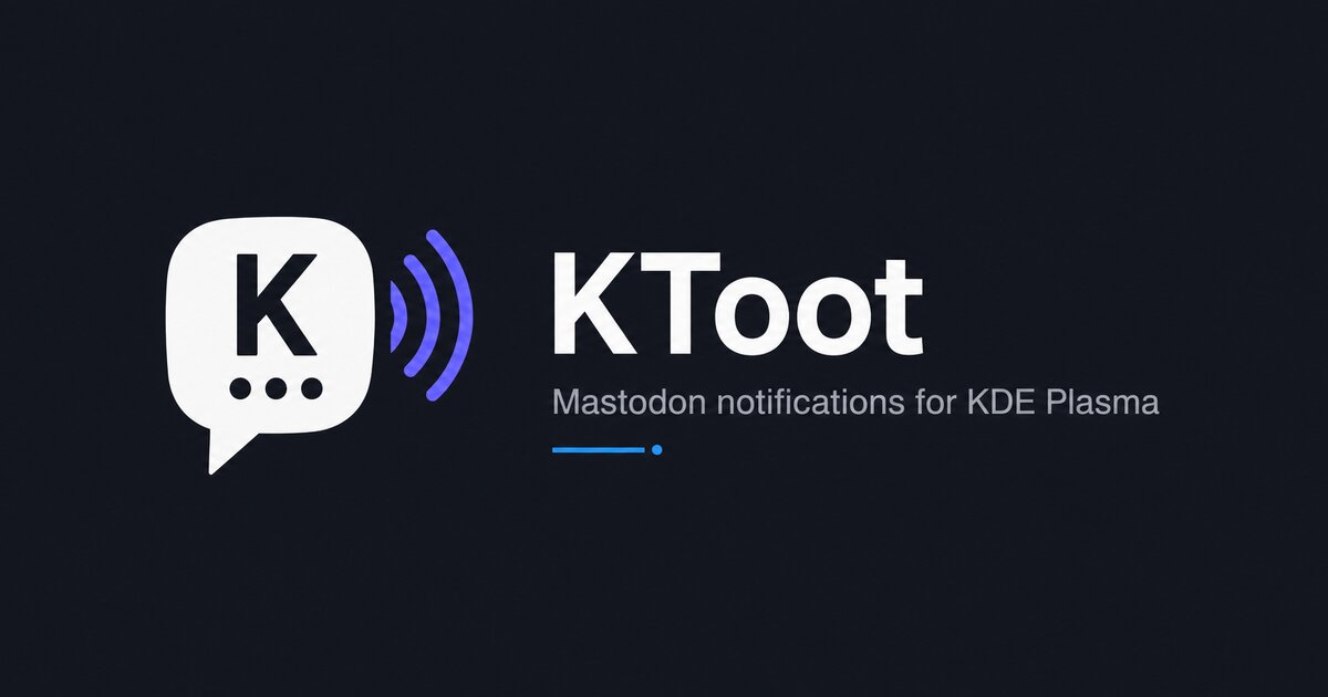 KToot Logo: Sprechblase mit K und Benachrichtigungswellen
